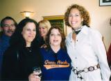 Debbie Kaufman, Andrea Stempler at Pizza Party 2003